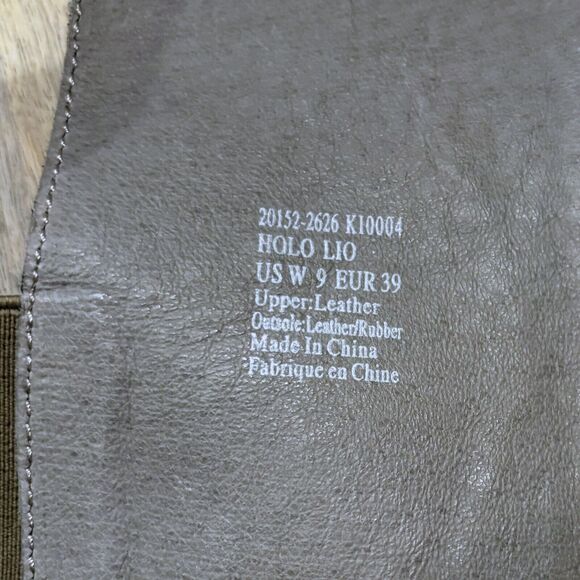 Olukai Women's Holo Lio ll Gray Leather High Riding Boots Western Bohemian Sz 9 - Picture 13 of 15